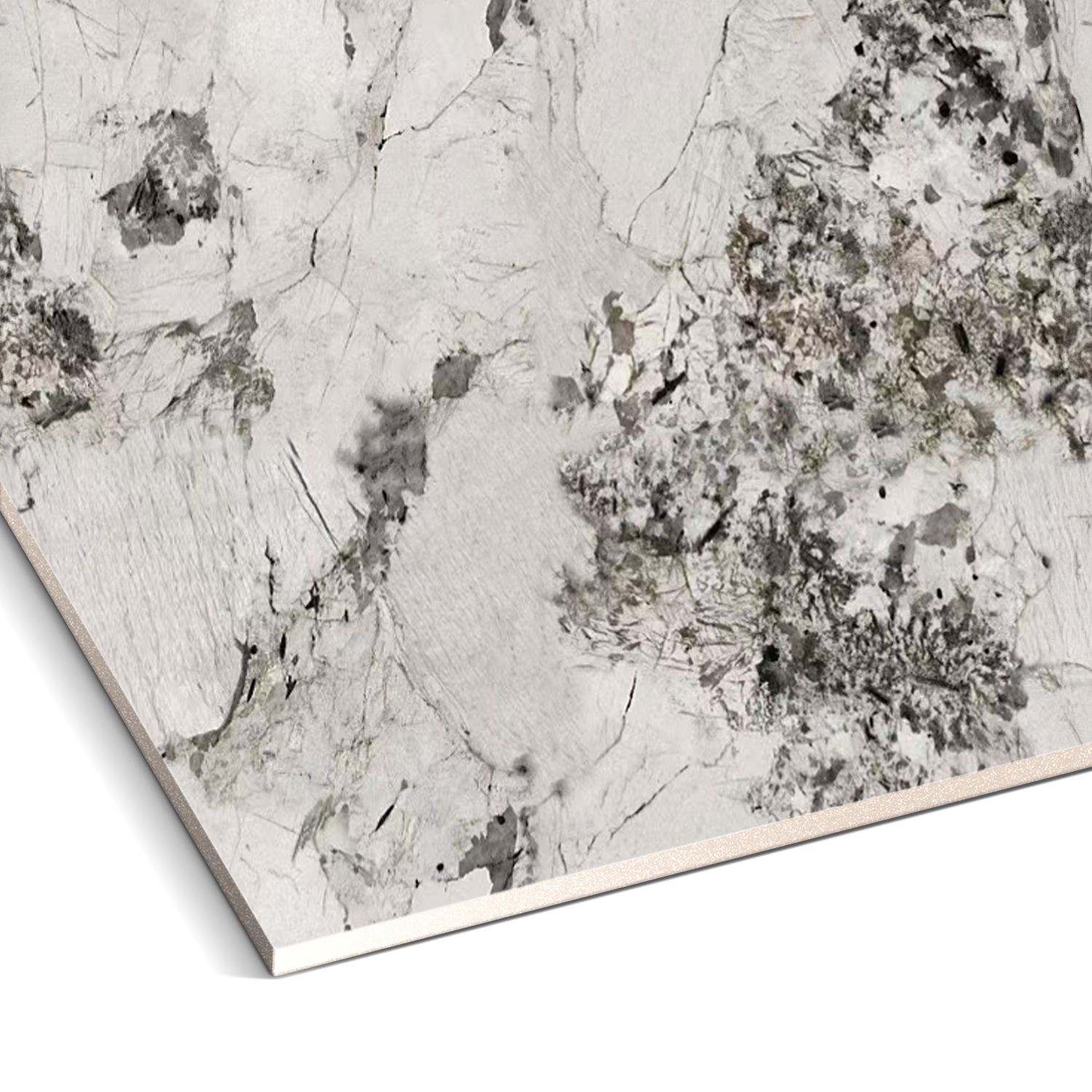 Winter Moss - Bright Marble Durable PVC Wall