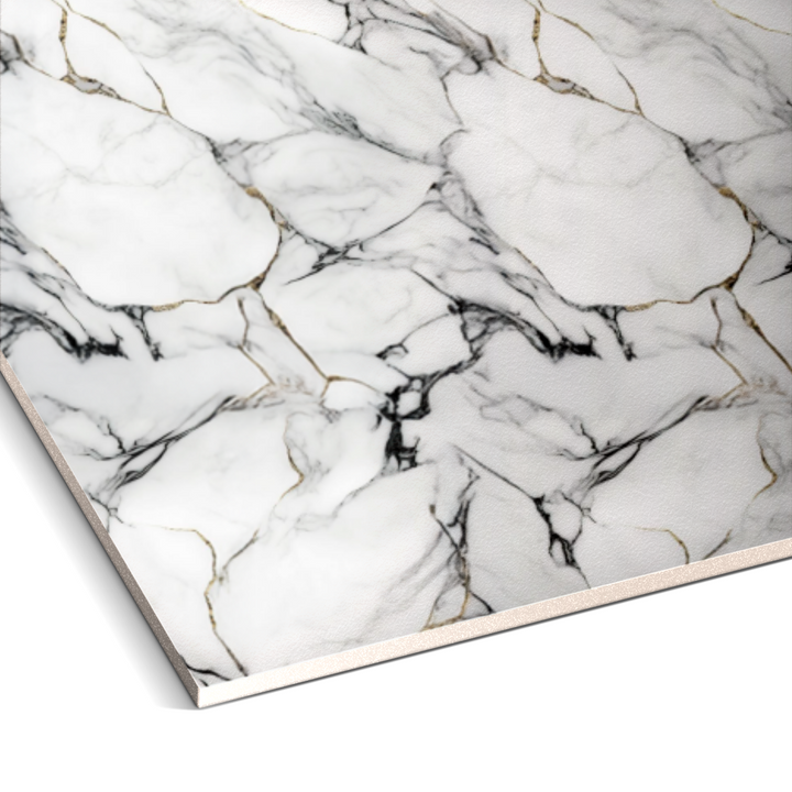 Onyx Snow Marble Durable PVC Wall