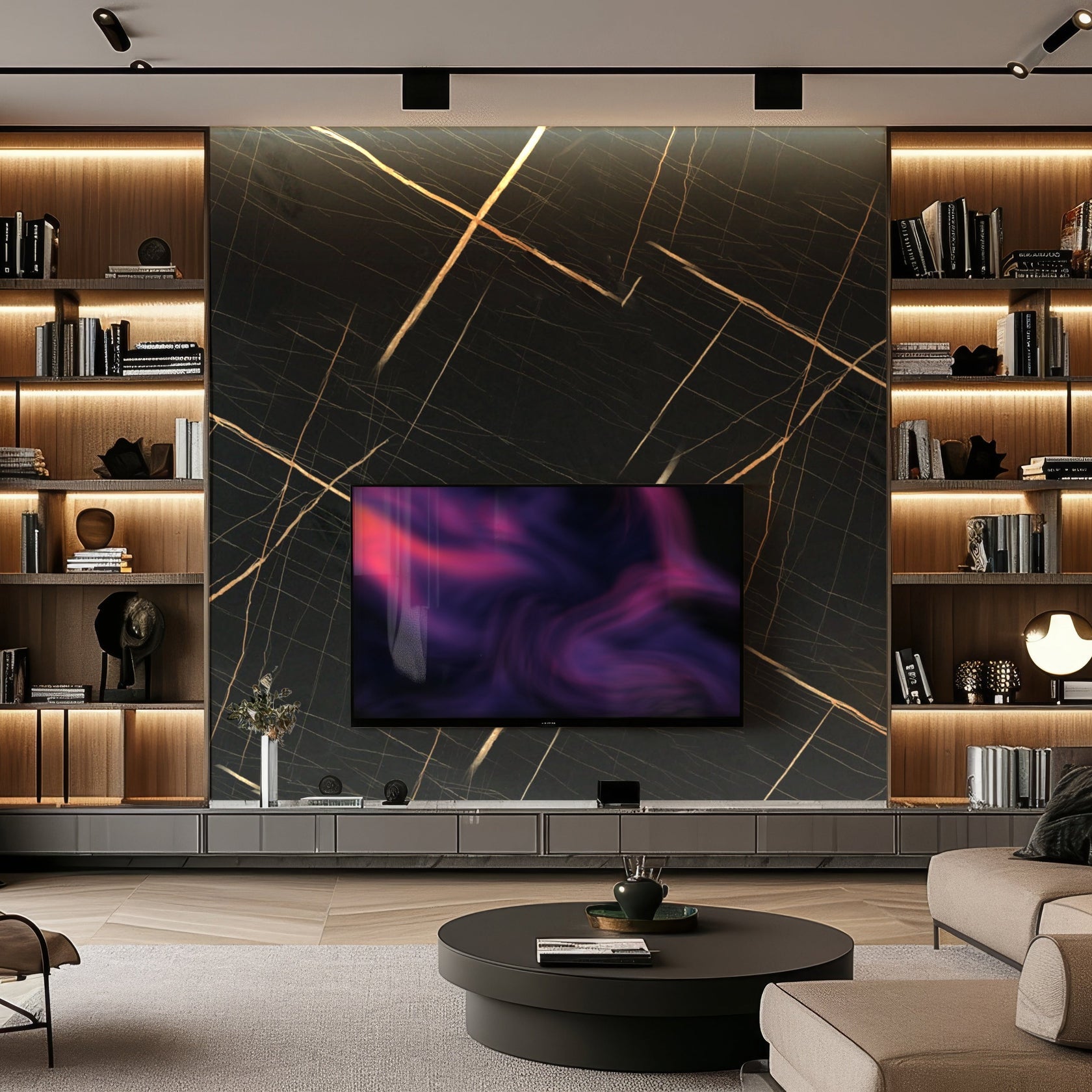 Galaxy Flow Marble Durable PVC Wall