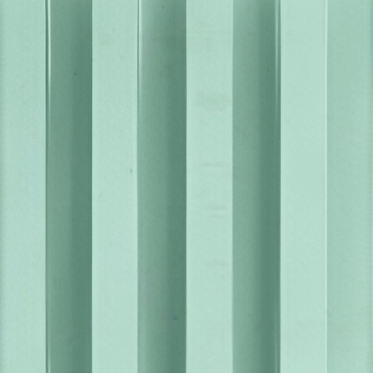 Mint Green WPC Fluted Slat Wall Panel