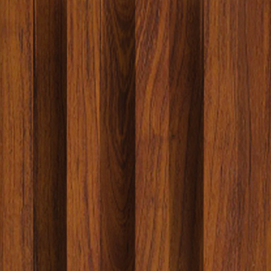Red-Brown Fir Wood Texture WPC Fluted Slat Wall Panel