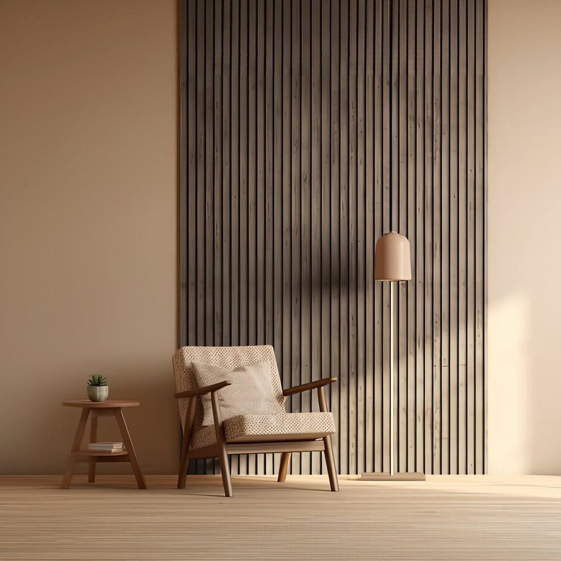 Cassia Wood Texture WPC Fluted Slat Wall Panel