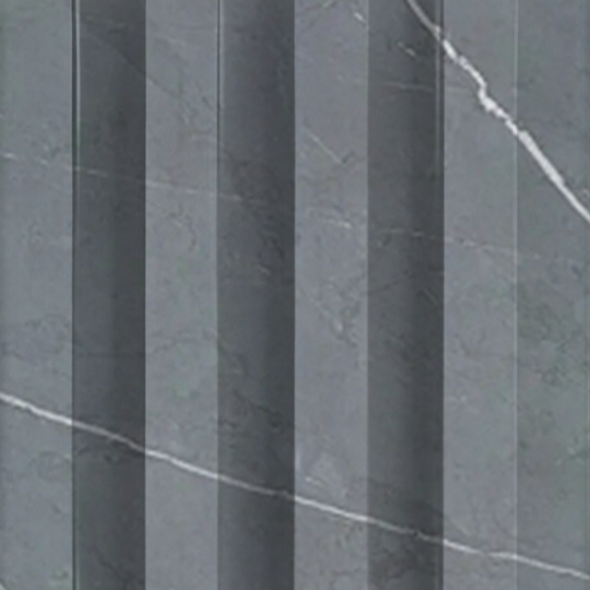 Grey Marble WPC Fluted Slat Wall Panel