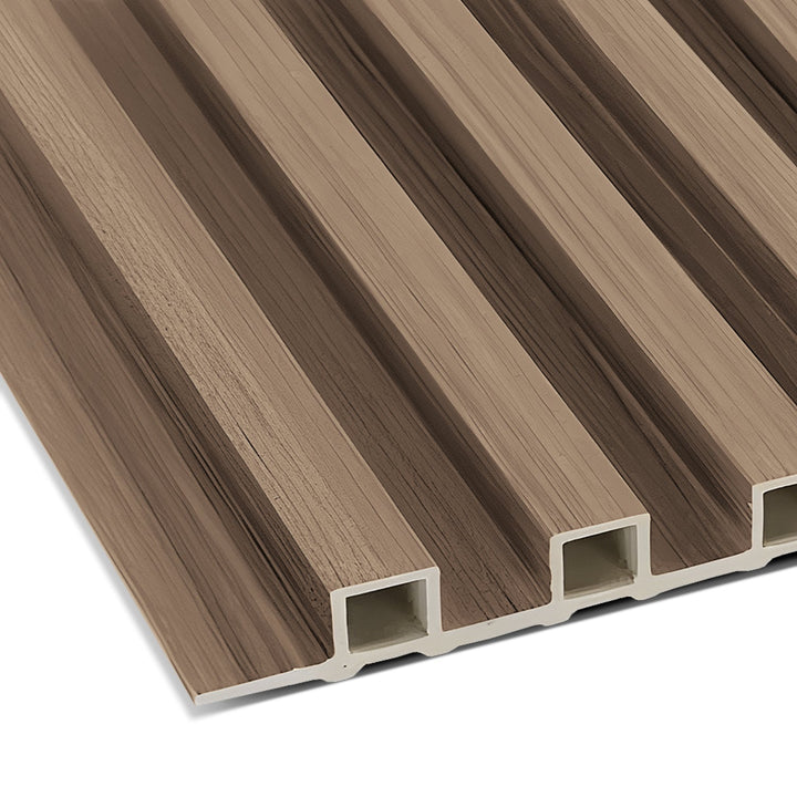 Taupe WPC Fluted Slat Wall Panel
