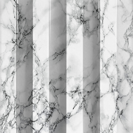 White Marble WPC Fluted Slat Wall Panel