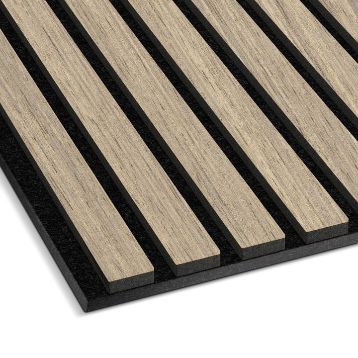 Light Oak Acoustic Slat Wall Panel