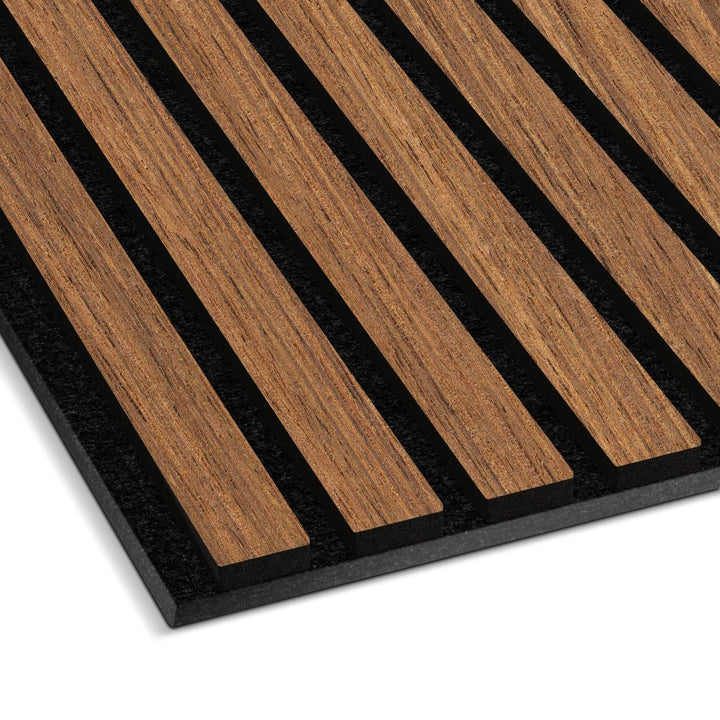 Light Smoke Oak Acoustic Slat Wall Panel