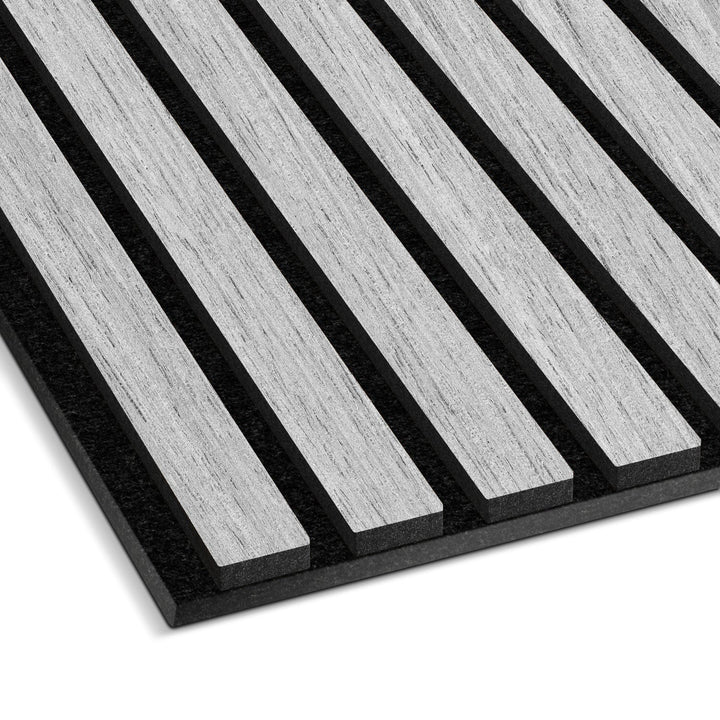 Grey Oak Acoustic Slat Wall Panel